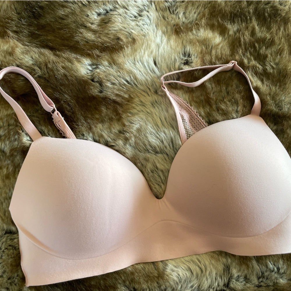 Victoria's Secret Strapless Blush Pink Push-Up Bra